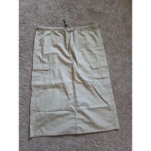 Y2K H&M Divided Khaki Cargo Midi Skirt